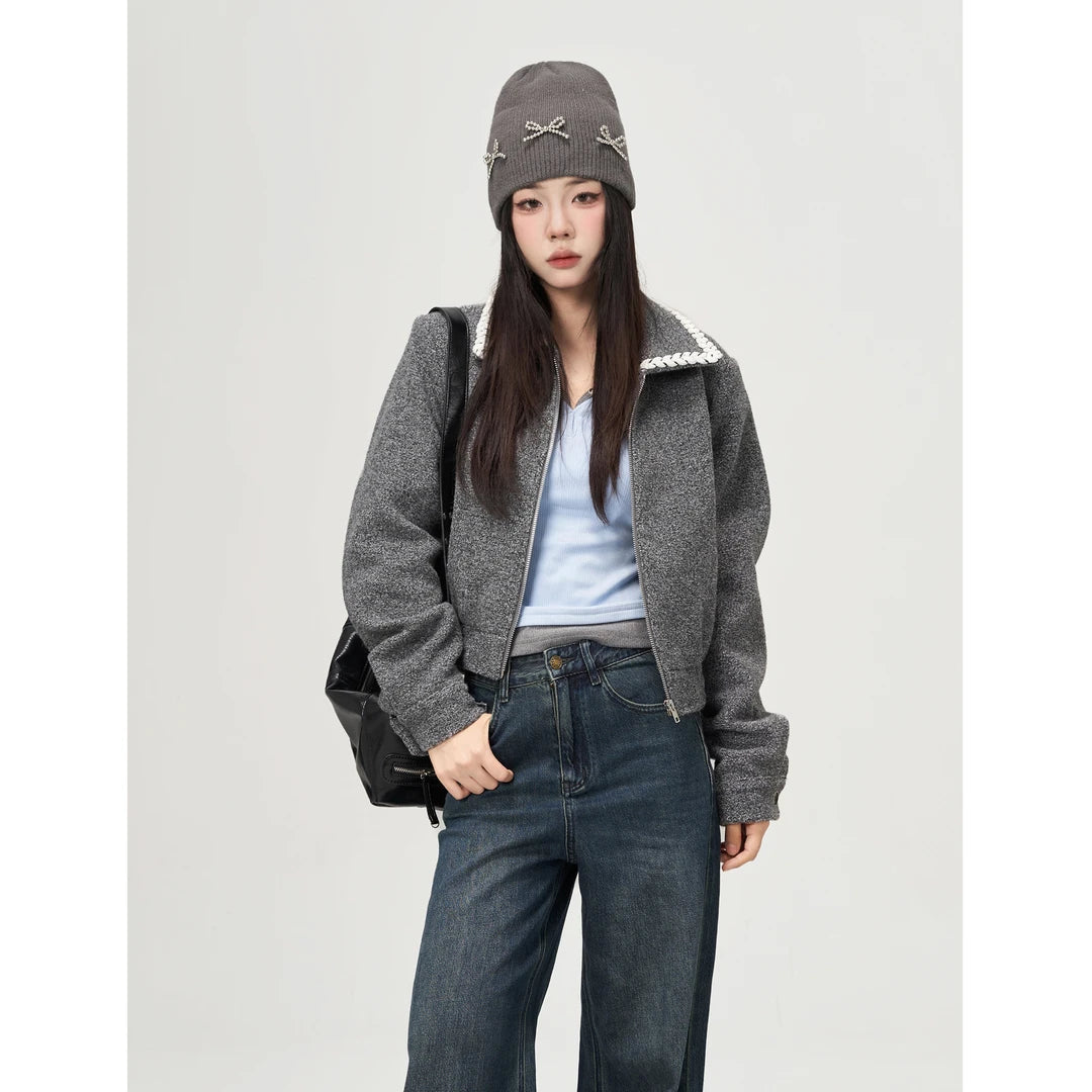 Color Collision False Two Piece Shirt