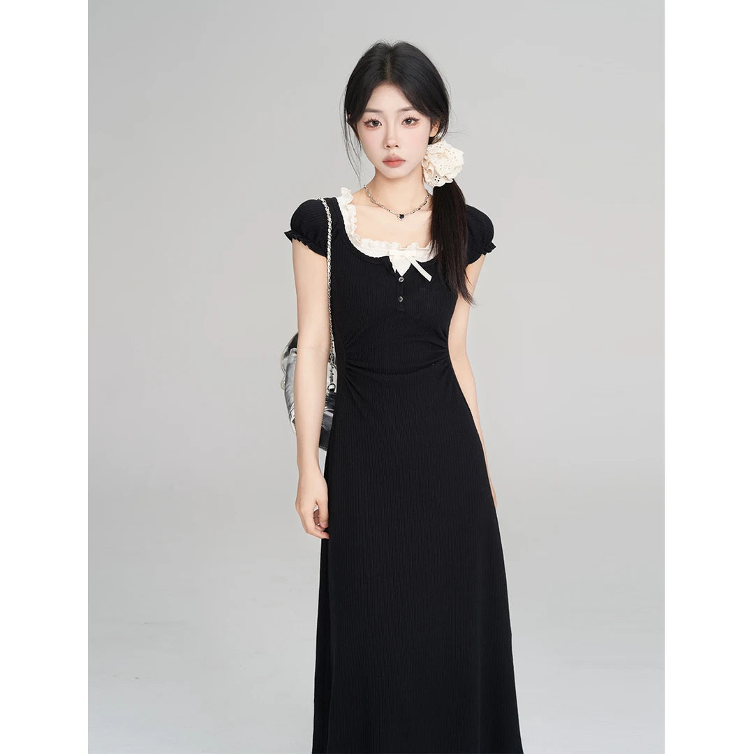 Slim And Thin Retro Dress