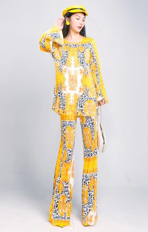 Fashion Printing Loose Casual Set