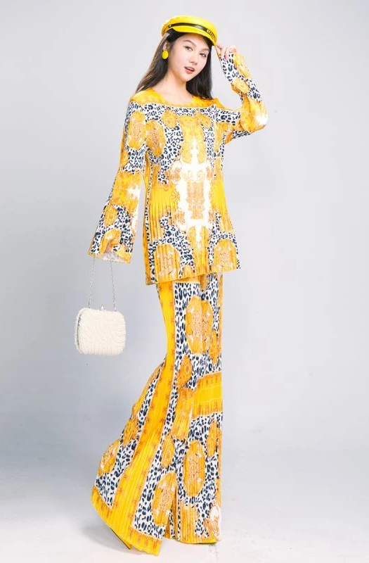 Fashion Printing Loose Casual Set