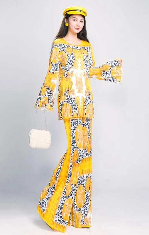 Fashion Printing Loose Casual Set